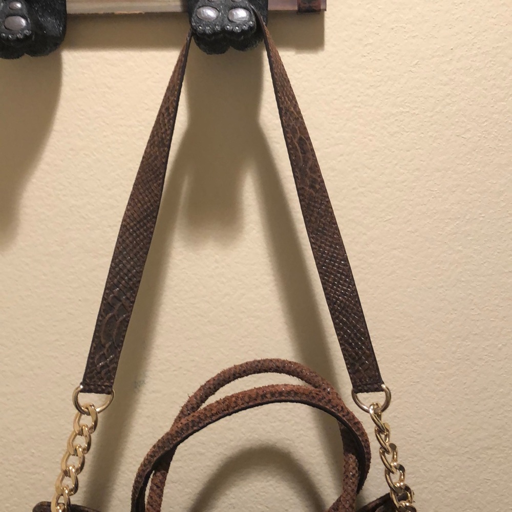 Michael Kors Satchel Brown Python Print. E - image 5